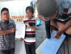 Berharap Keadilan, Korban Laka Kerja Resmi Lapor ke Disnakertrans Jatim