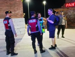 Komitmen Jaga Kamtibmas Wilayah Hukum, Polsek Kuta Gencarkan Kegiatan Blue Light Patrol