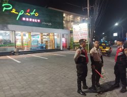 Polsek Kuta Utara Blue Light Patrol Susuri Jalan Subak Sari Antisipasi Aksi Kriminalitas