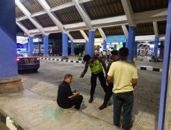 Sat Samapta Laksanakan Blue Light Patrol Sambangi Terminal Mengwi 