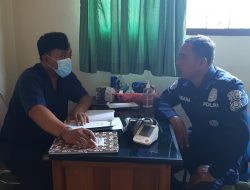 Satgas Yankes Banops Mantap Brata Agung 2023-2024 Cek Kesehatan Personil.