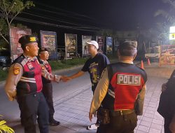 Polsek Kuta Utara Tingkatkan Patroli Blue Light Beri Rasa Aman Kepada Masyarakat