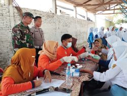 Sinergitas Polres Probolinggo Kota Bersama Kodim 0820 Salurkan Vitamin Tekan Stunting