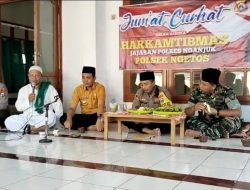 Jumat Curhat, Polres Nganjuk Minta Waspadai Bencana Karhutlah