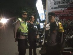 Patroli Biru Polsek Mengwi Amankan Turnamen Bola Voli