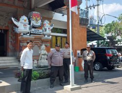 Satgas Pengamanan Kantor Operasi Mantap Brata Agung 2023 Pam Kantor KPU Denpasar