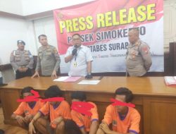 Polsek Simokerto Juga Berhasil Mengamankan, Pemuda Tersangka Yang Berani Melakukan Pembobolan Gudang