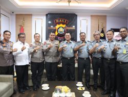Kapolda Bali Terima Kunjungan Kemenkumham RI Kanwil Bali