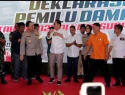 ANTISIPASI GANGGUAN KAMTIBMAS, PEMKOT SURABAYA BERSAMA FORKOPIMDA GELAR DEKLARASI DAMAI 2024