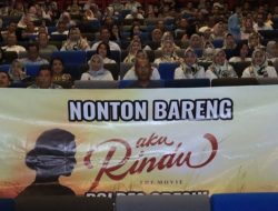 Keluarga Besar Polres Gresik Gelar Nobar Film Penuh Makna Berjudul ‘Aku Rindu’