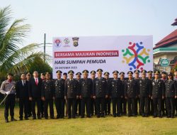 Polres Bangli melaksanakan Upacara peringatan Hari Sumpah Pemuda ke 96 tahin 2023