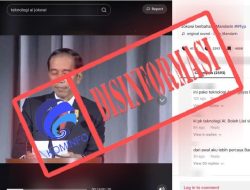 [Hoax] Video “Pidato Presiden Jokowi Diduga Menggunakan Bahasa Mandarin”