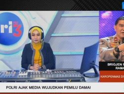 Divhumas Polri Harap Media Bisa Jadi Acuan Informasi Pemilu yang Benar
