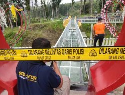 Terkait Kecelakaan di Jembatan Kaca The Geong Limpakuwus, Polisi Lakukan Pengecekan dan Uji Kelayakan