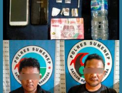 Ungkap Kasus Narkoba, Polres Sumenep Amankan Dua Tersangka
