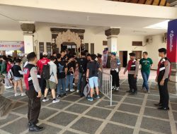 Personel Gabungan Polsek Kuta Utara Dan Polres Badung Amankan Turnament Honda DBL 2023
