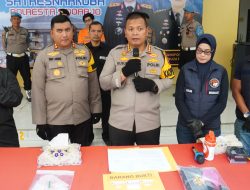 Polresta Sidoarjo Berhasil Amankan Tersangka Kurir Sabu di Kamar Kos
