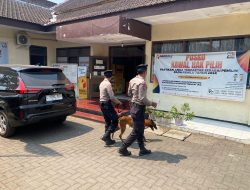 Jelang Pemilu 2024 Polres Malang Siagakan Personel di Kantor KPU