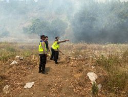 Kebakaran Hutan lindung Bukit Bun Bulan, ini yang dilakukan Polsek Kintamani