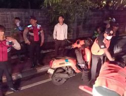 Patroli Sat Samapta Polresta Denpasar bubarkan arak arakan anak muda yang menganggu ketertiban umum