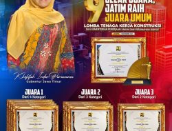 Borong 9 Gelar Juara, Jatim Raih Juara Umum Lomba Tenaga Kerja Konstruksi Nasional