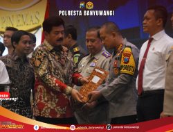 Komitmen Berantas Mafia Tanah,Kapolresta Banyuwangi Raih Penghargaan Pin Emas dari Menteri ATR/BPN
