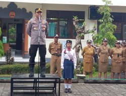 Kapolsek Mengwi menghimbau kepada maha siswa, dilarang keras mengikuti geng motor