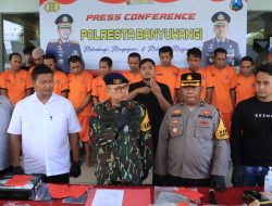 Polresta Banyuwangi Amankan 11 Tersangka dalam Serangkaian Kasus Kriminal 