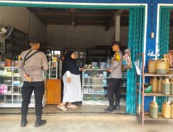 Bhabinkamtibmas Polsek Tumijajar Polres Tulang Bawang Barat Melaksanakan Cipta Kondisi dengan Warga Binaan Jelang Pemilu 2024