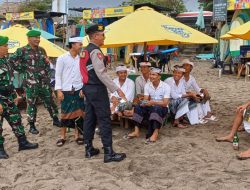 Wujudkan Kamtibmas Yang Kondusif, Polsek Kuta Utara Gelar Patroli Gabungan