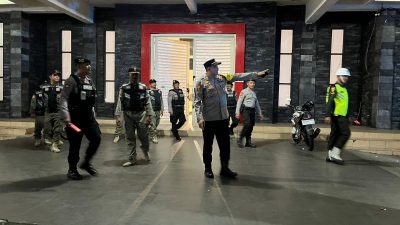 Patroli Skala Besar Polres Nganjuk Libatkan Instansi Samping, Ciptakan Kondisi Aman dan Kondusif Selama Pemilu 2024