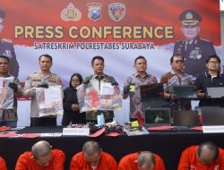 Polisi Berhasil Ungkap Kasus Pembobol Perumahan Elite di Surabaya Lima Tersangka Diamankan