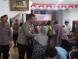 Dekat dan Bersahabat, Polresta Sidoarjo Gelar Minggu Kasih Dengan Baksos dan Bakkes 