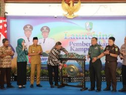 Bupati – Wabup Sampang Melaunching Kampung Keluarga Berkualitas