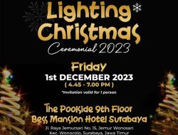 MENYAMBUT PERAYAAN NATAL DAN TAHUN BARU, BESS MANSION HOTEL SELENGGARAKAN LIGHTING CHRISTMAS CEREMONIAL BERSAMA PANTI ASUHAN DAN KARYAWAN HOTEL