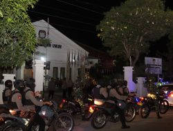 Cipta Kondisi Kamtibmas Menjelang Pemilu 2024 Polres Sampang Gelar Patroli Skala Besar