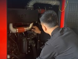 Perawatan Rutin Genset, Antisipasi Pemadaman Listrik di Rutan Bangkalan