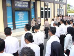 Apel Jam Pimpinan Kapolres Sumenep Tekankan Disiplin kunci Keberhasilan Dalam Bertugas