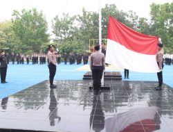 Polres Bangkalan Gelar Upacara Bendera Peringati Hari Pahlawan ke 78
