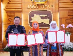 Gubernur Khofifah Tanda Tangani Kesepakatan Bersama PI 10% WK North Madura II, Sepanjang dan Pagerungan Utara, dan SouthEast Madura