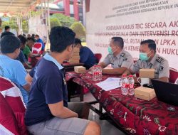Lapas Narkotika Kelas IIA Pamekasan Kanwil Kemenkumham Jatim Gelar Skrining Active Scan Finding TBC Bagi WBP