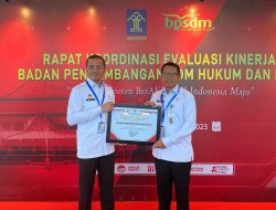 Kemenkumham Jatim Sabet Penghargaan Insan Pembelajar dari BPSDM