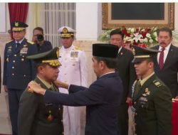 Presiden Jokowi Lantik Jenderal Agus Subianto Jadi Panglima TNI