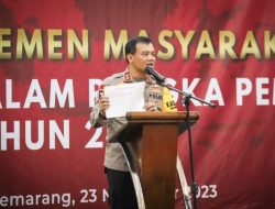 Kapolda Jateng : Satgas Cooling System Bersama Masyarakat untuk Pemilu 2024 Aman dan Terkendali