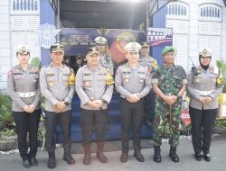 Kunjungi Pospam Nataru Polres Kediri Kota, Pawatwil Korlantas Polri Pastikan Pam Nataru Lancar