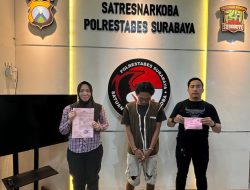 Mendekati Tahun Baru, Satreskoba Polrestabes Surabaya Berhasil Mengamankan Tersangka Penyalahgunaan Narkotika Jenis Sabu