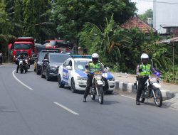 Polres Nganjuk Gelar Latihan Satgas Pengamanan Capres dan Cawapres