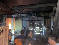 UKL Polsek Mengwi Datangi TKP Kebakaran Rumah Tinggal