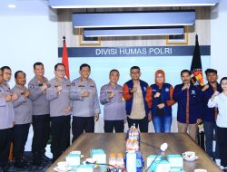 Kadiv Humas dan IWO Perkuat Komitmen Wujudkan Pemilu Damai