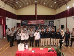 Sinergitas Polres Madiun Kota Bersama Lapas Kelas I Madiun Sosialisasikan Pemilu Damai 2024